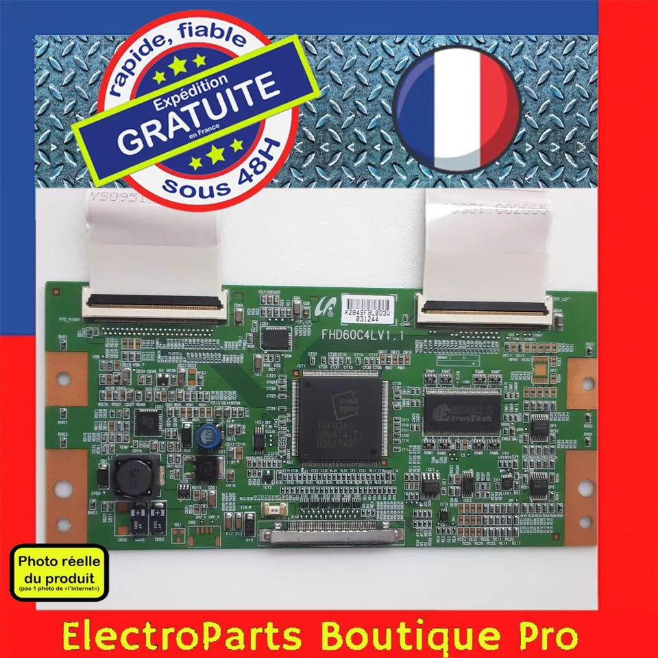 Carte T-CON FHD60C4LV1.1 pour télé SAMSUNG LE40B530P7W