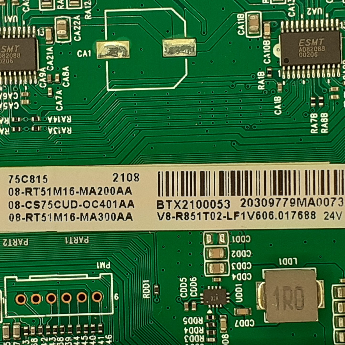 CARTE PRINCIPALE 08-RT51M16*MA200AA pour Télé TCL  75C815