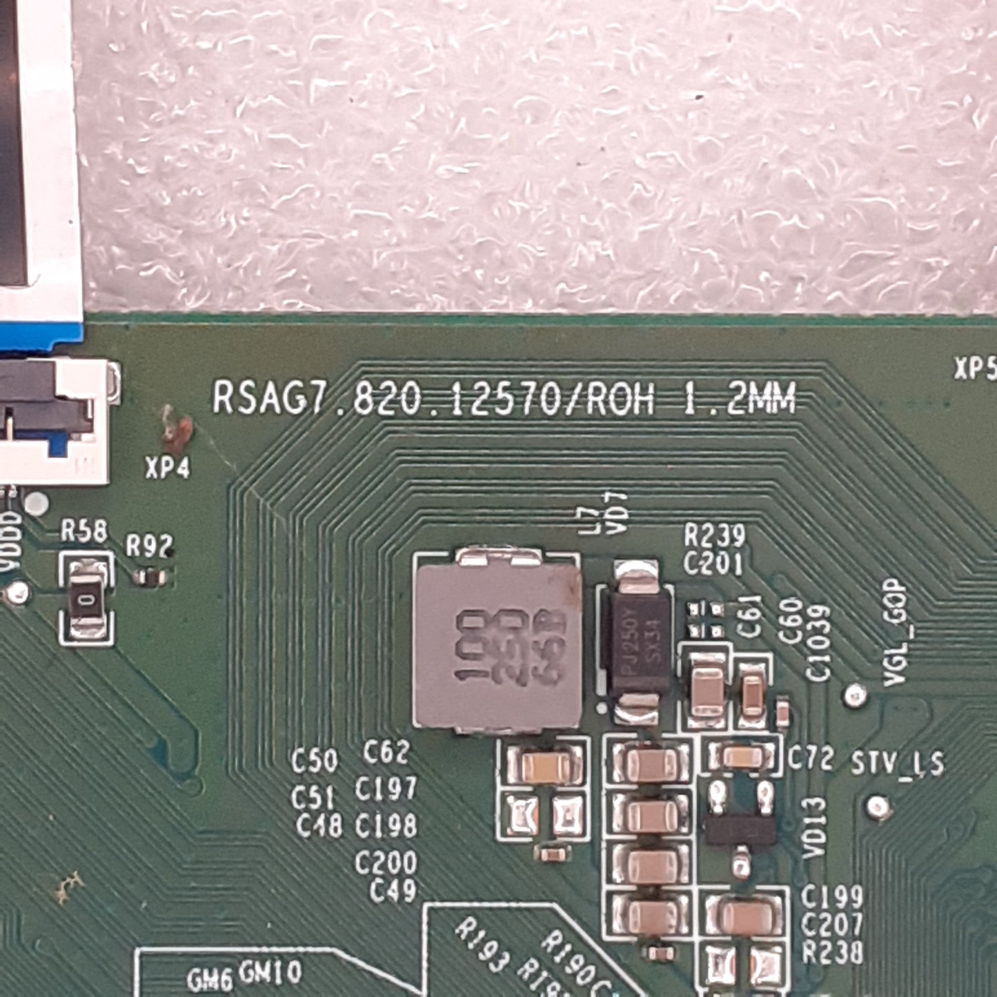 CARTE T-CON RSAG7.820.12570 pour Télé HISENSE  50A63H