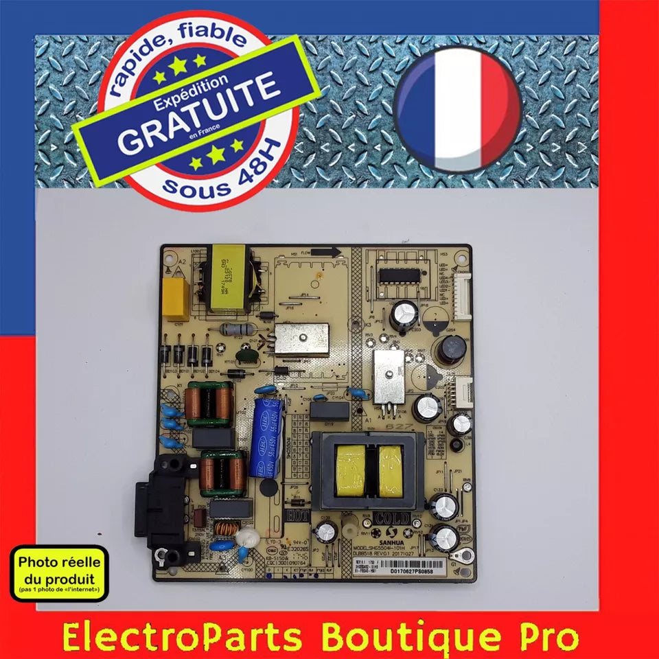 Carte d'alimentation SANHUA 81-PBE043-H901 pour télé STRONG SRT43UA6203