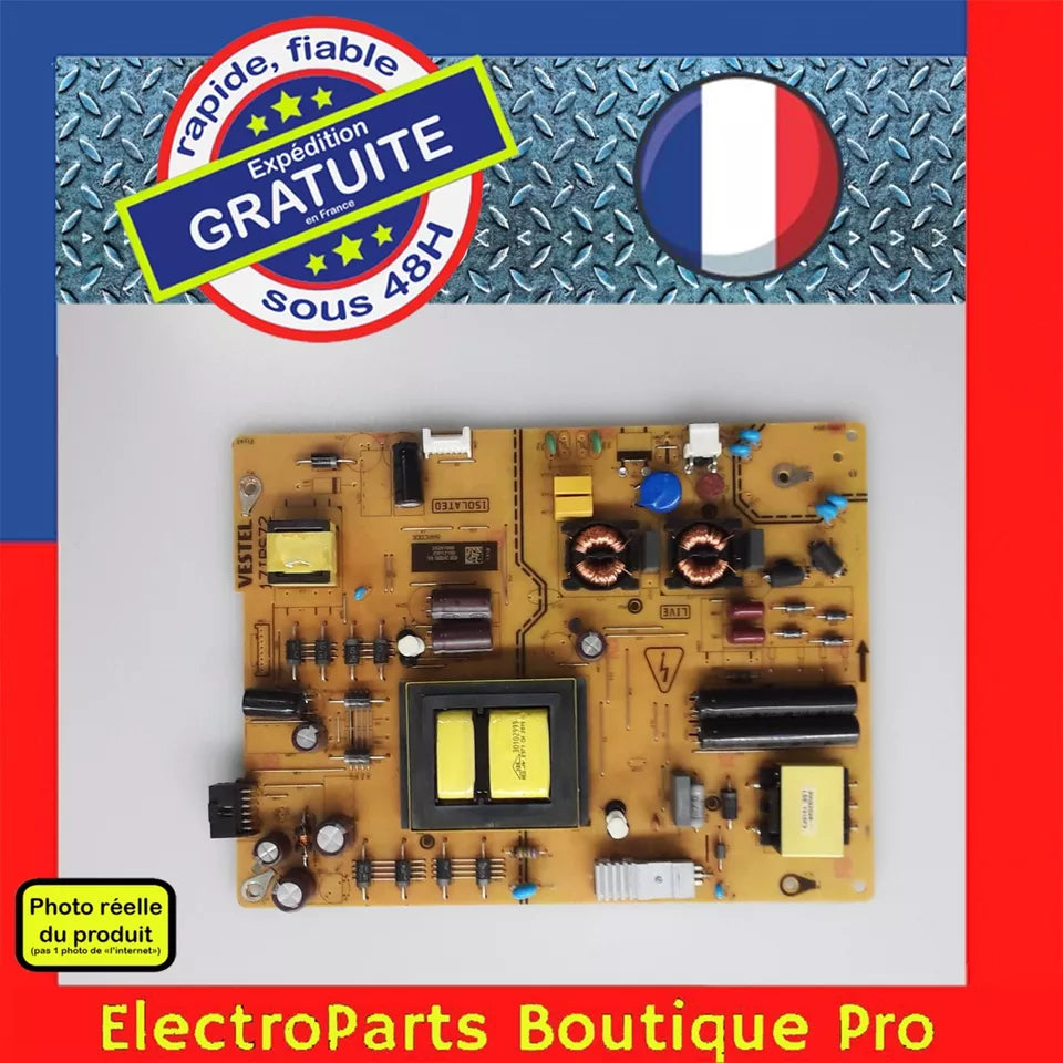 Carte d'alimentation 17IPS72 23512192 pour télé TOSHIBA 55UL3A63DG