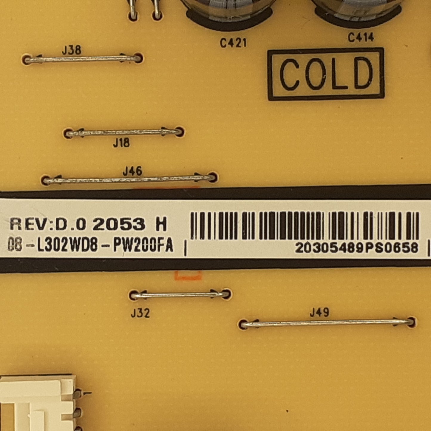 CARTE D'ALIMENTATION 08-L302WD8-PW200FA pour Télé TCL  65QLED800