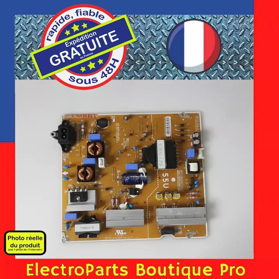 Carte d'alimentation  EAY64529401 LGP55DJ-17U1  pour télé LG  LG 55UK6100 PLB