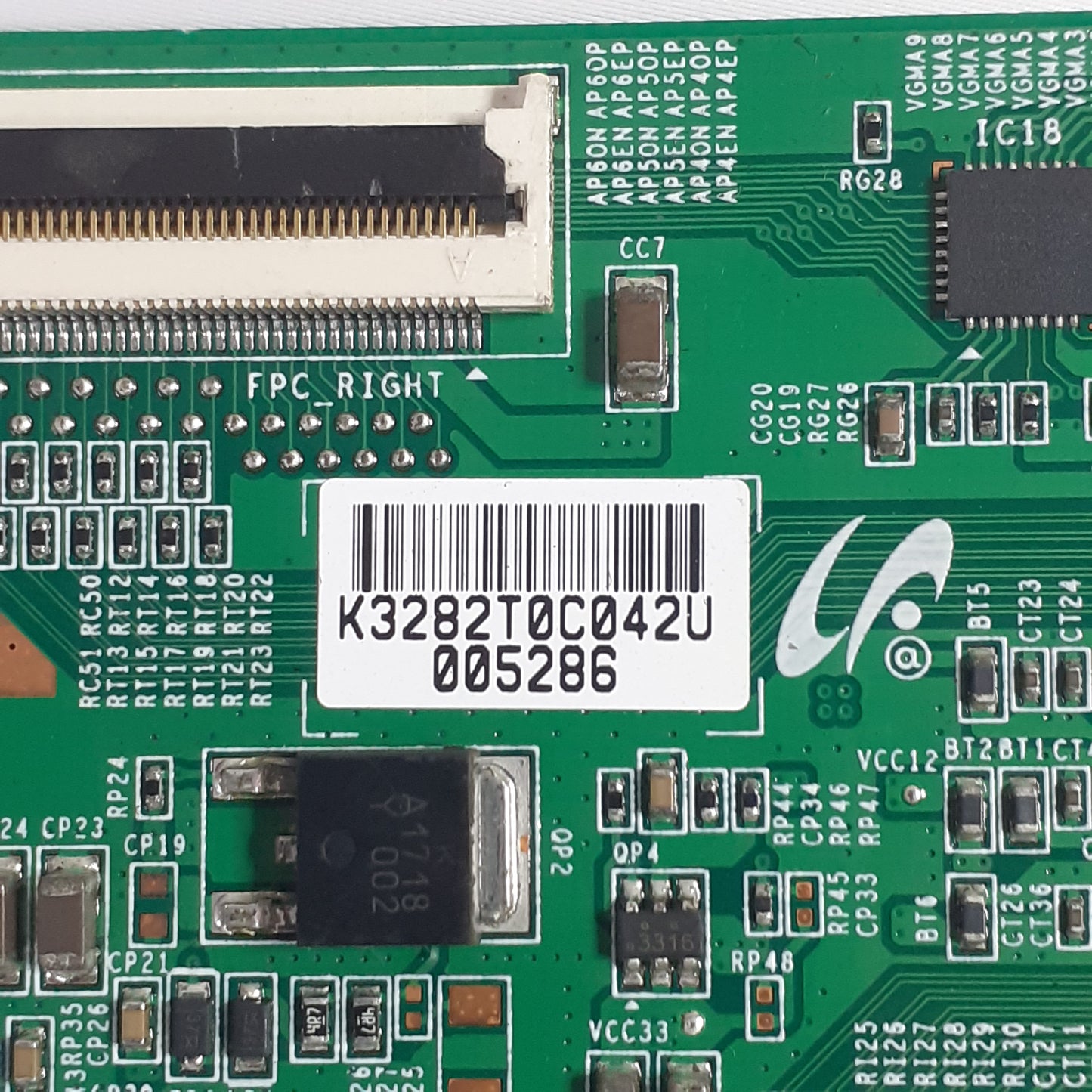 CARTE T-CON S120BM4C4LV0.7 pour Télé TOSHIBA 40SL753