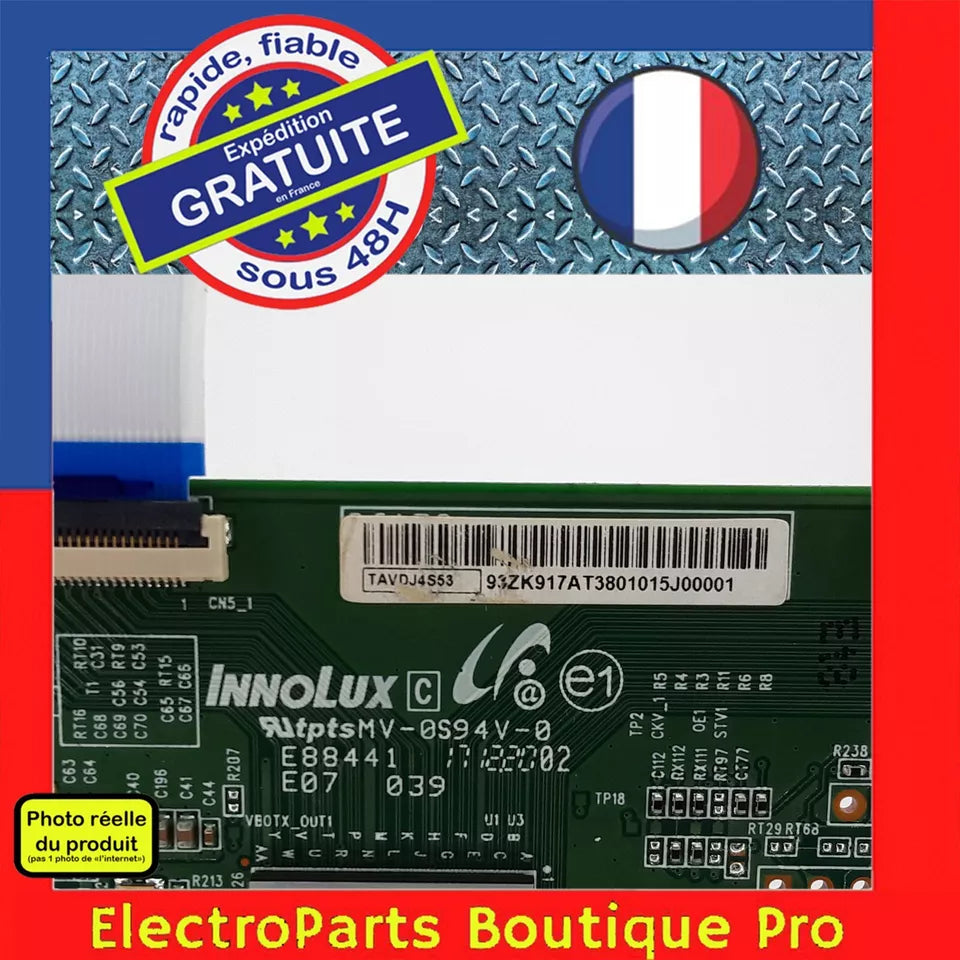 Carte T-CON  TAVDJ4S53  pour télé PANASONIC TX-65EX700E