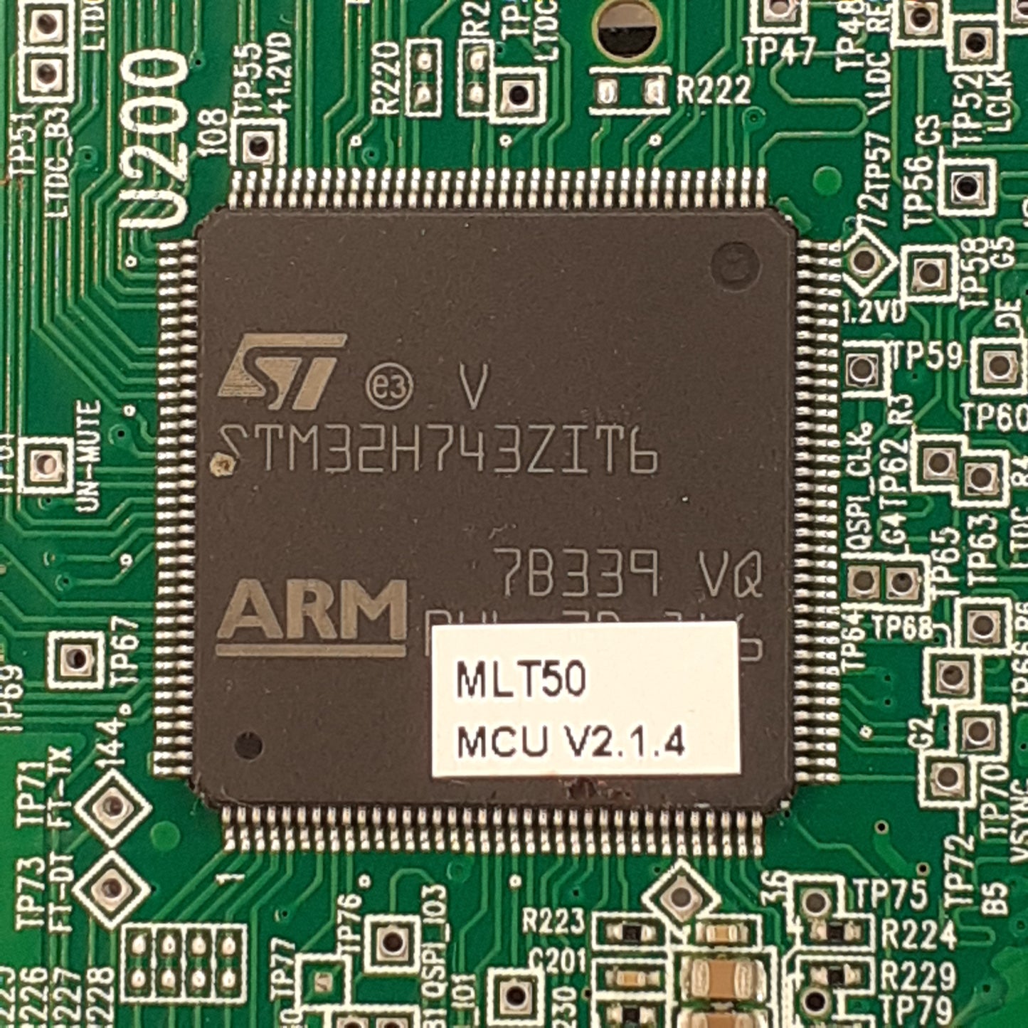 CARTE DE COMMANDE 7716760000 REV B / MLT50 pour ampli MUSTANG LT50