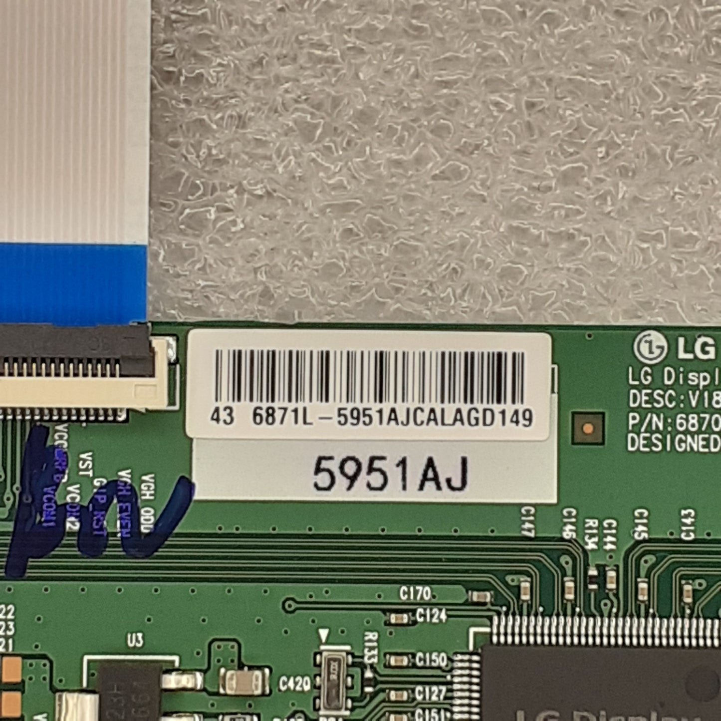 CARTE T-CON LG 6870c-0769A pour Télé TOSHIBA  43UL3A63DG