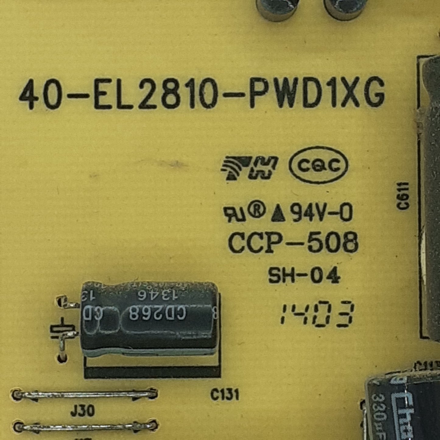 CARTE D'ALIMENTATION 81-EL281C0-PL290AA pour Télé THOMSON 32HU5253CW