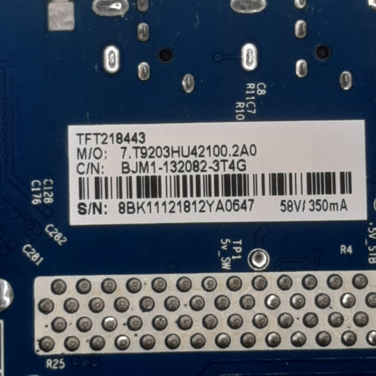 Carte principale combinée BJM1-132082-3T4G pour Télé BRANDT B3232HD