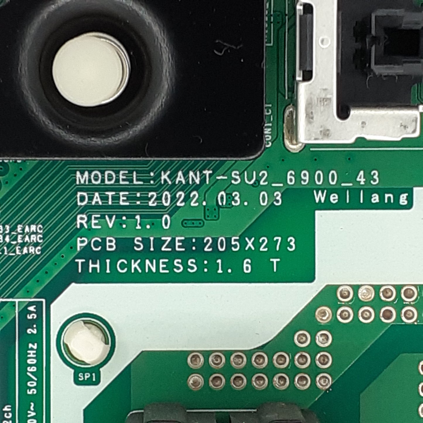 CARTE PRINCIPALE BN96-51896J pour Télé SAMSUNG UE43TU7025K