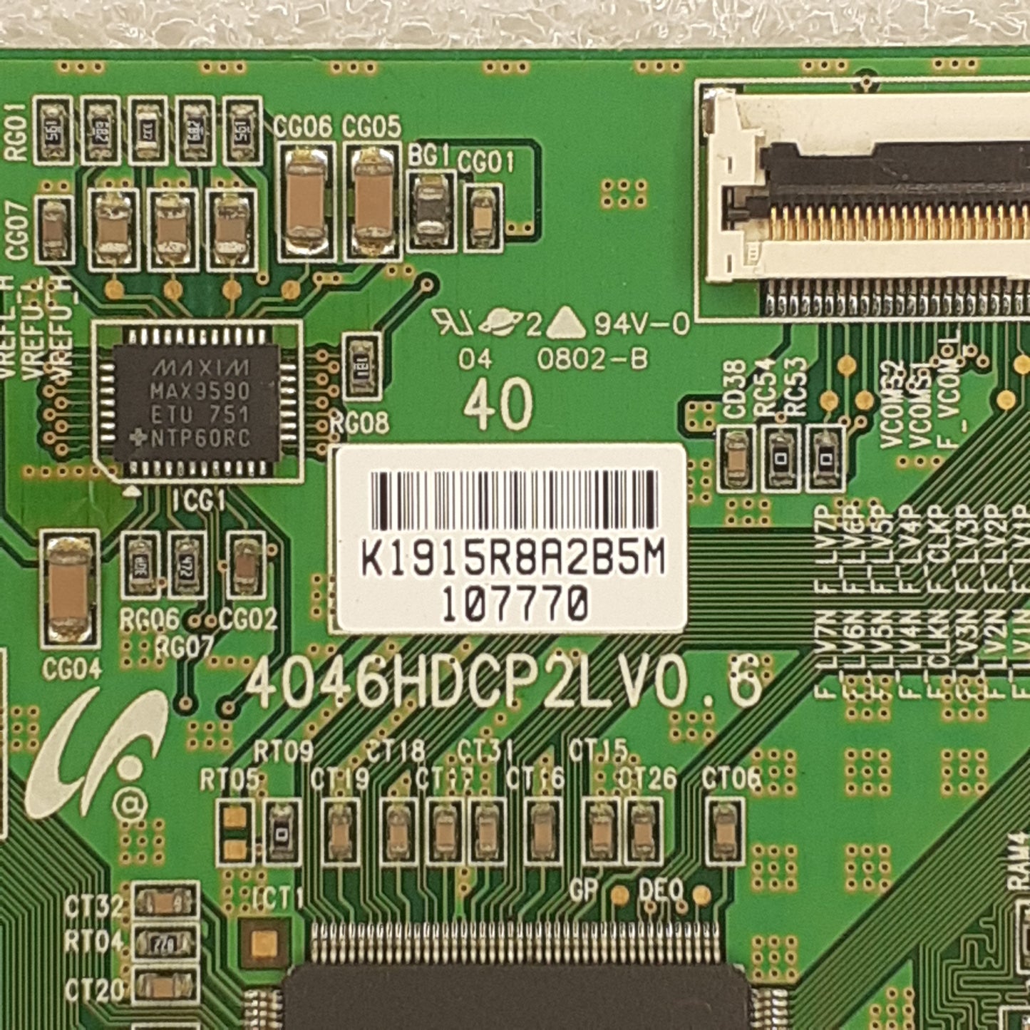 CARTE T-CON 4046HDCP2LV0.6 pour Télé SAMSUNG LE46S86BD