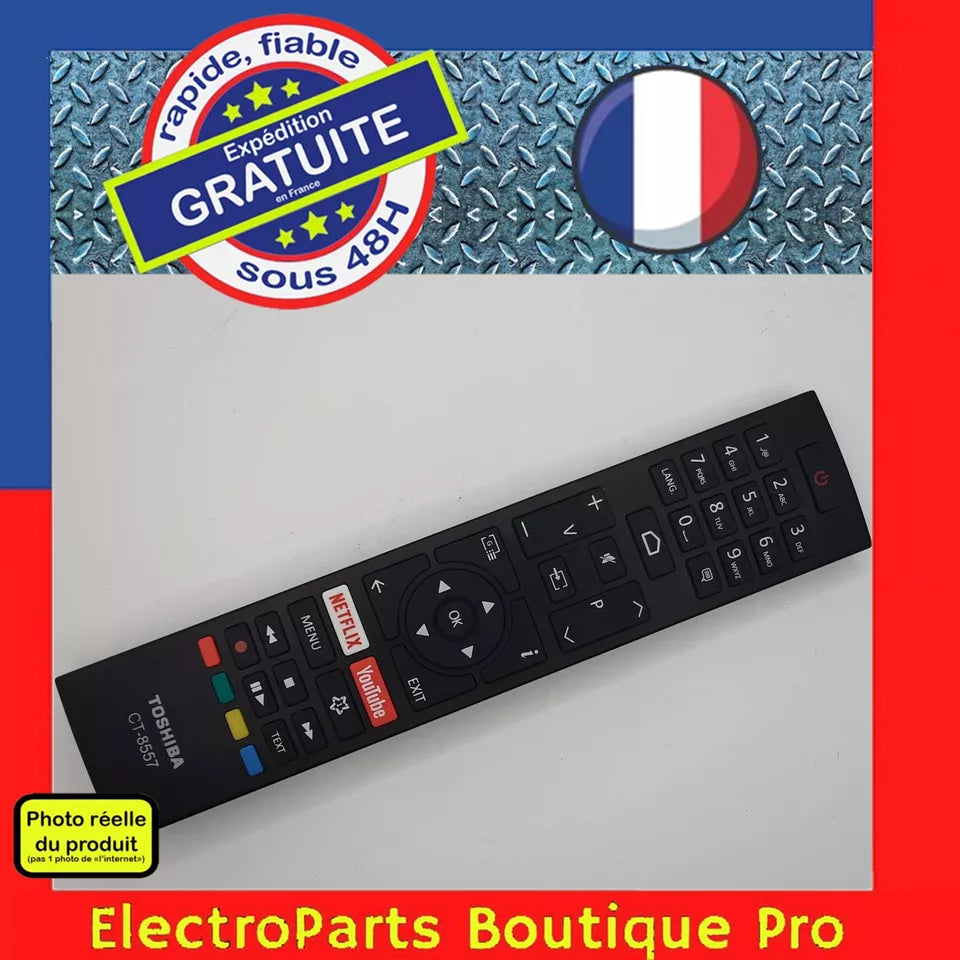 Télécommande  RC 43157/30103992 pour télé TOSHIBA 55UA2063DG