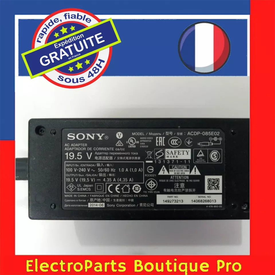 Bloc d'alimentation ACDP-085E02 pour télé SONY