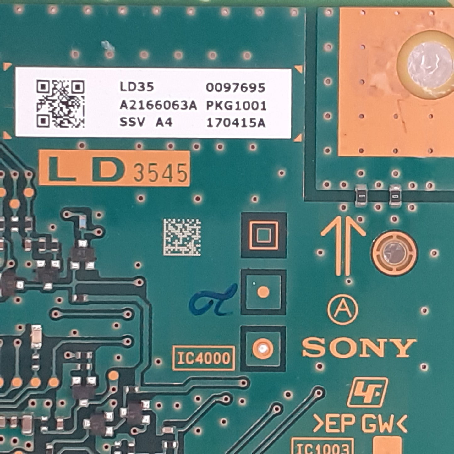 PILOTE LED 1-981-827-11 (198182711) pour Télé SONY  KD-55XE9005