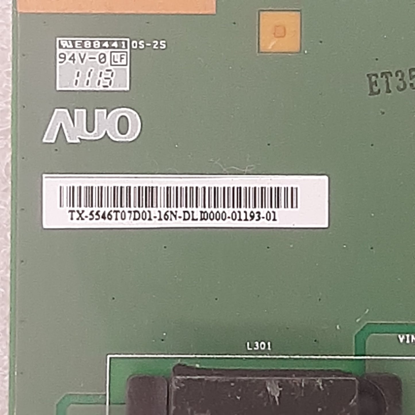 PILOTE LED AUO T420HW08 V0 / 42T13-D00 pour Télé TOSHIBA 42UL863