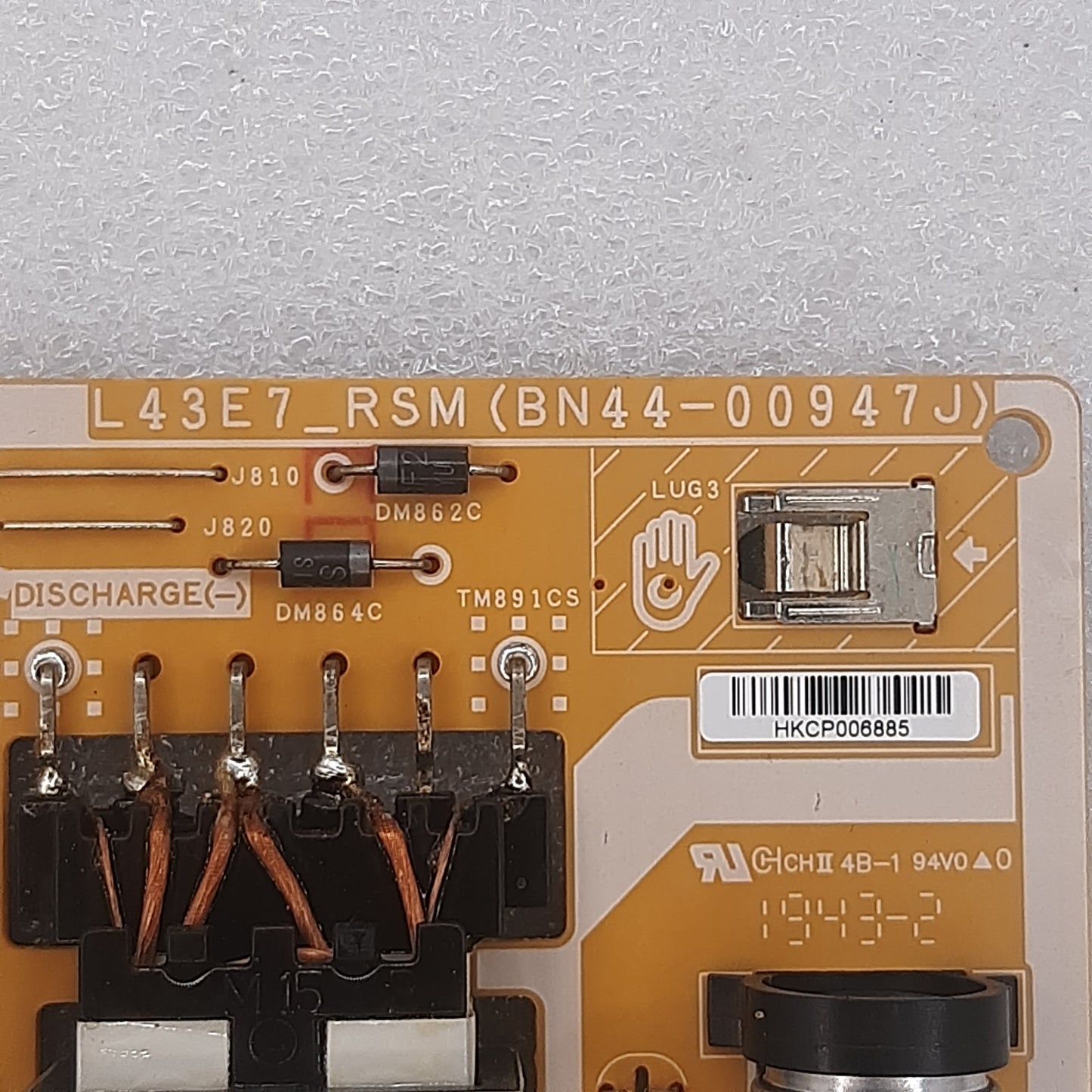 CARTE D'ALIMENTATION L43E7_RSM BN44-00947J pour Télé SAMSUNG UE43RU7025K