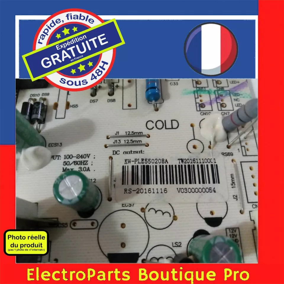 Carte d'alimentation  KW-PLE55020BA pour télé CONTINENTAL EDISON  CELED550116B2