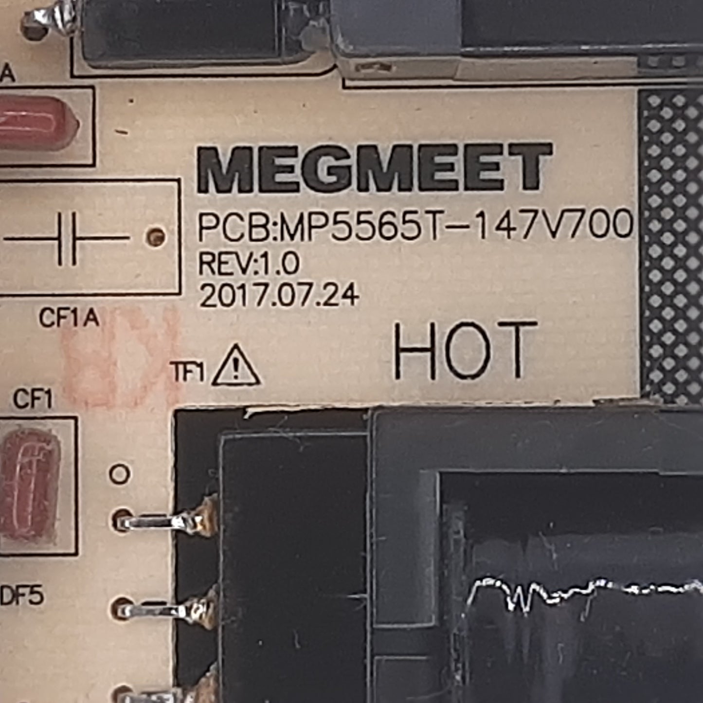 CARTE D'ALIMENTATION MEGMEET MP5565T-175V600 pour Télé SCHNEIDER  SC-65LEDSC200PL