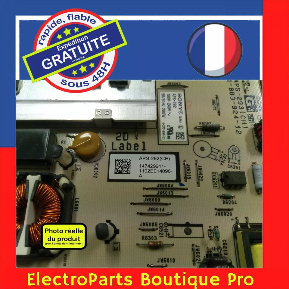 Carte d'alimentation 147429911 pour télé SONY KDL-40HX720