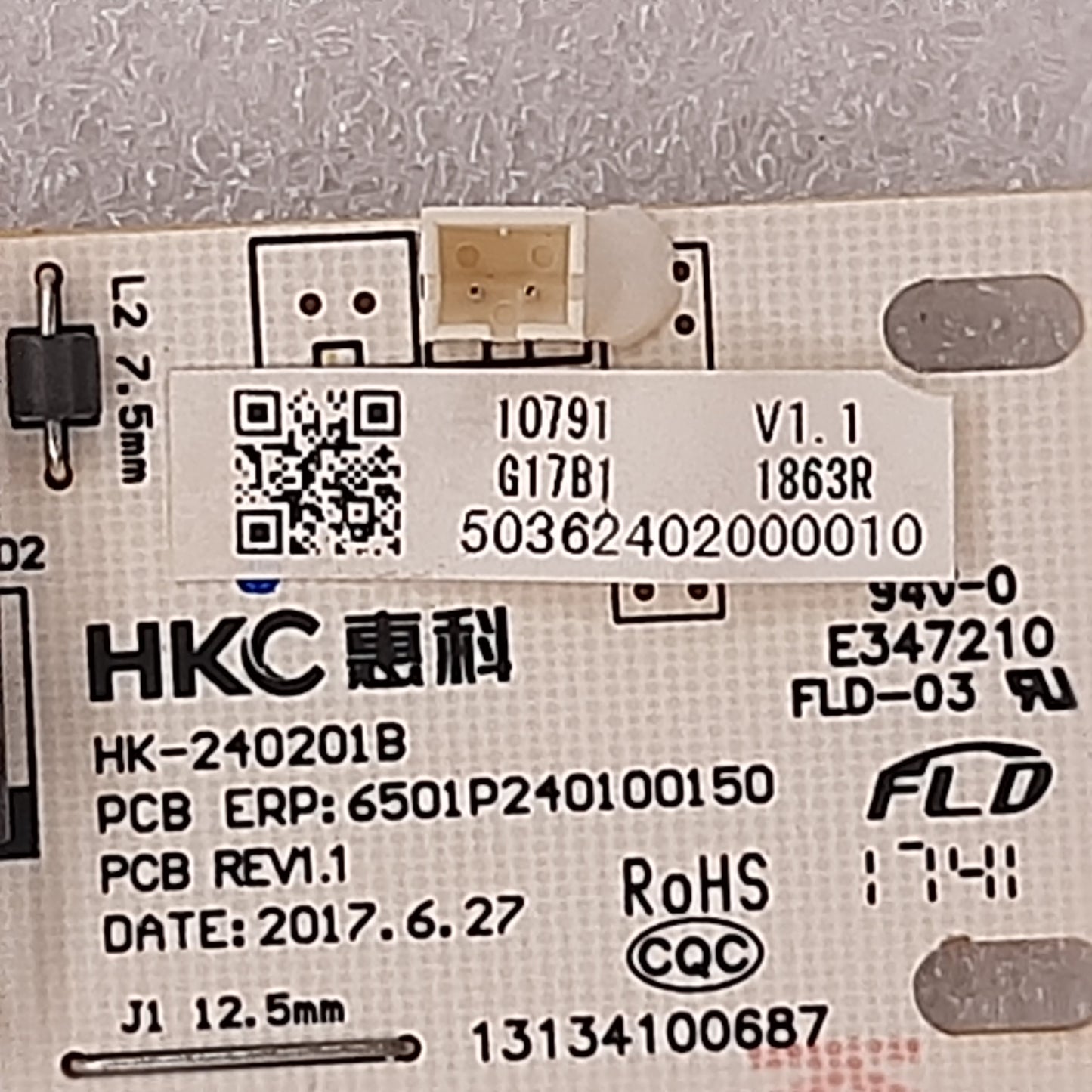 CARTE D'ALIMENTATION HK-240201B pour moniteur MSI OPTIX MAG24C