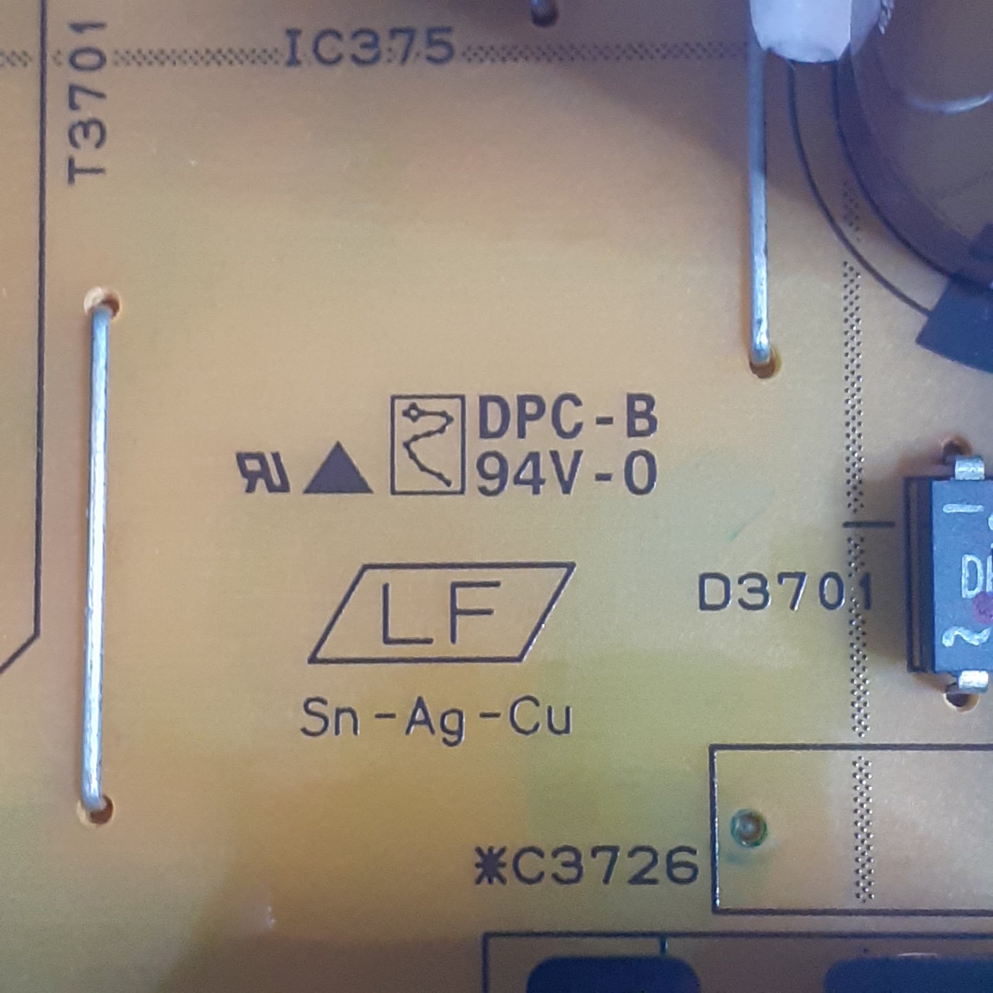 CARTE D'ALIMENTATION  pour ampli YAMAHA RX-A850