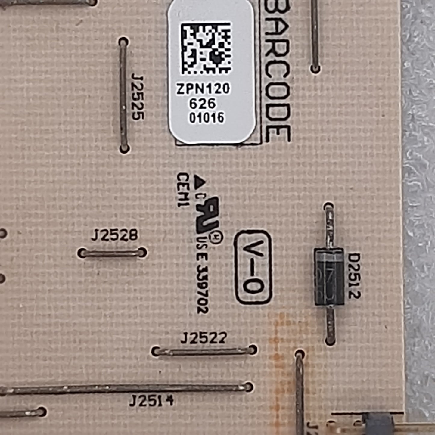 PILOTE LED BEKO ZPN125 / ZPN120 pour Télé GRUNDIG B49L 9672