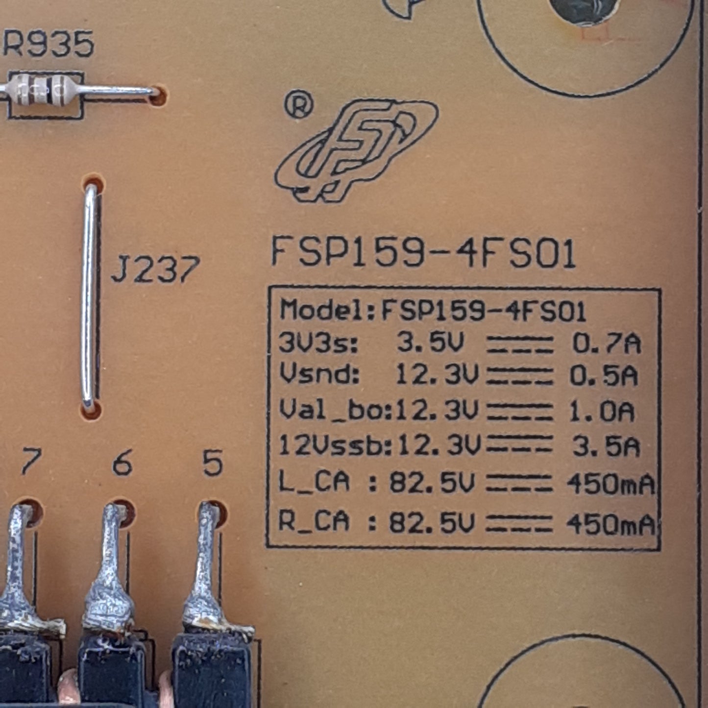 CARTE D'ALIMENTATION 272217190777 pour Télé PHILIPS 55PFL7108H/12