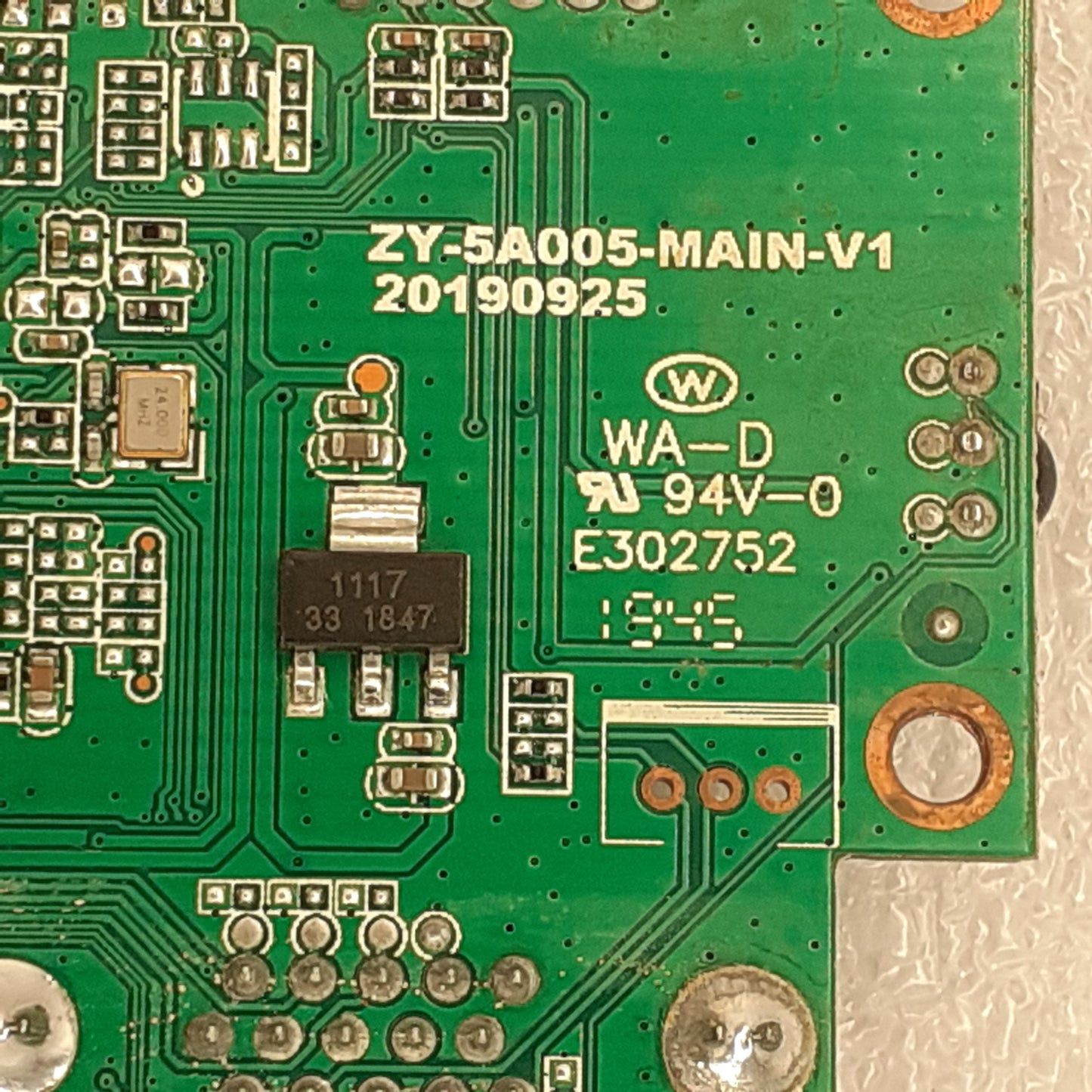 CARTE PRINCIPALE ZY-5A005-MAIN-V1 pour Vidéoprojecteur Dr.Q. ZY-5A005-MAIN-V1