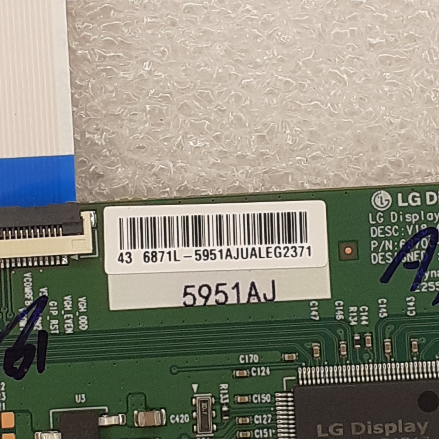 CARTE T-CON LG 6870c-0769A pour Télé TOSHIBA 43UL3A63DG