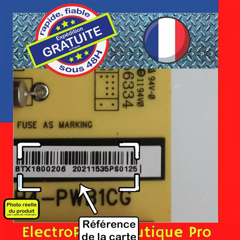 Carte d'alimentation 08-L301HA4-PW200AB  pour télé TCL U65P6006