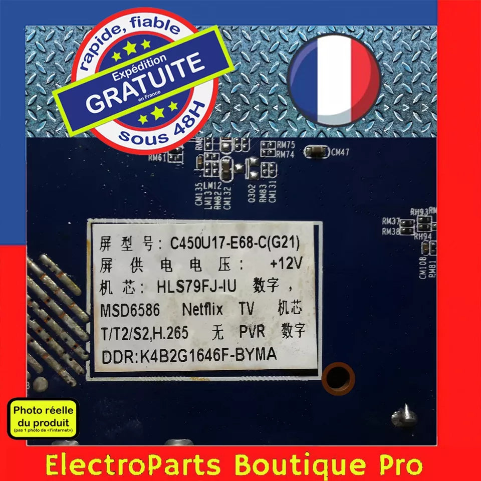 Télécommande  JUC7.820.00187187 HLS79B-IU pour télé BRANDT B4502UHD LED