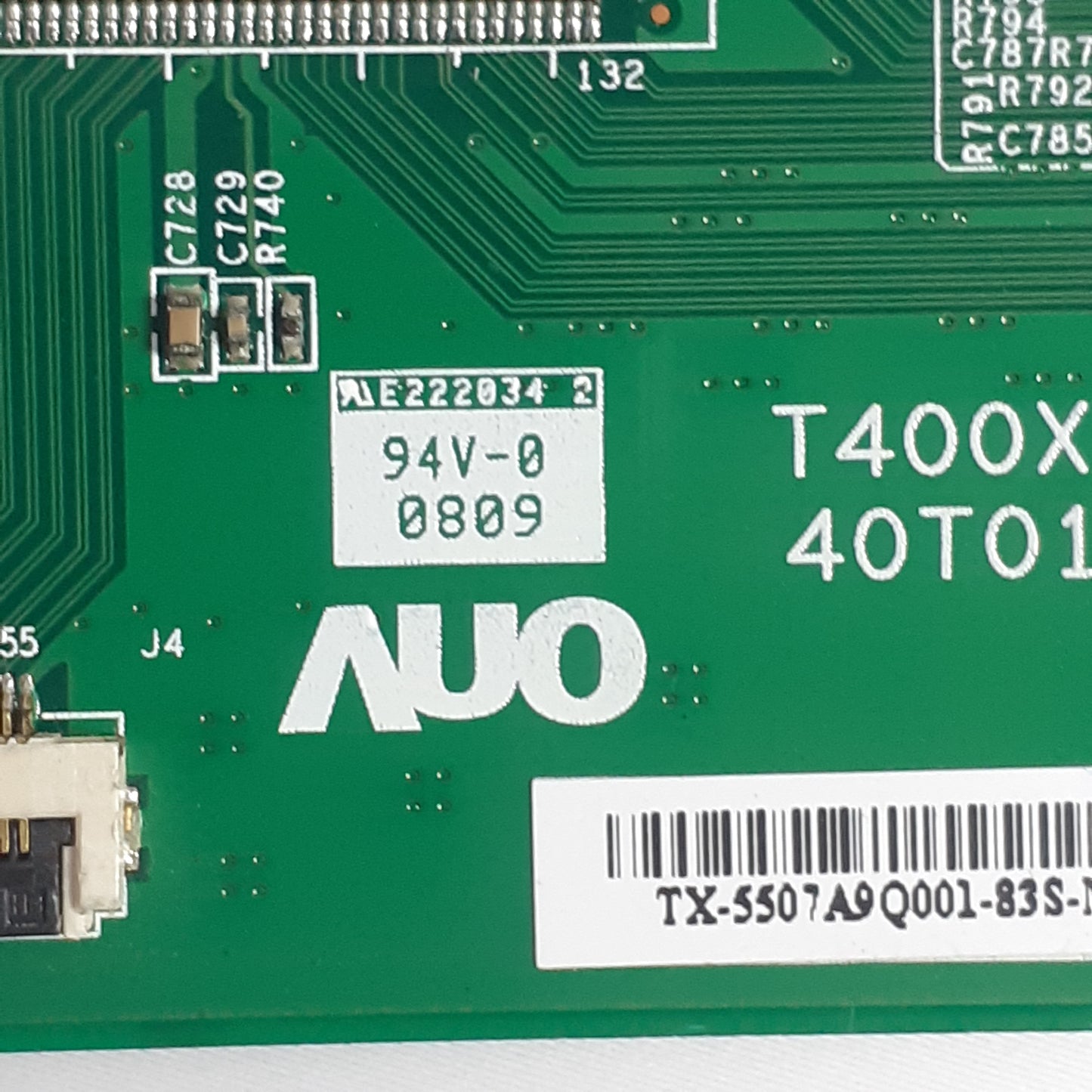 CARTE T-CON AUO T400XW01 V5 / 40T01-C00 pour Télé SAMSUNG LE40A466