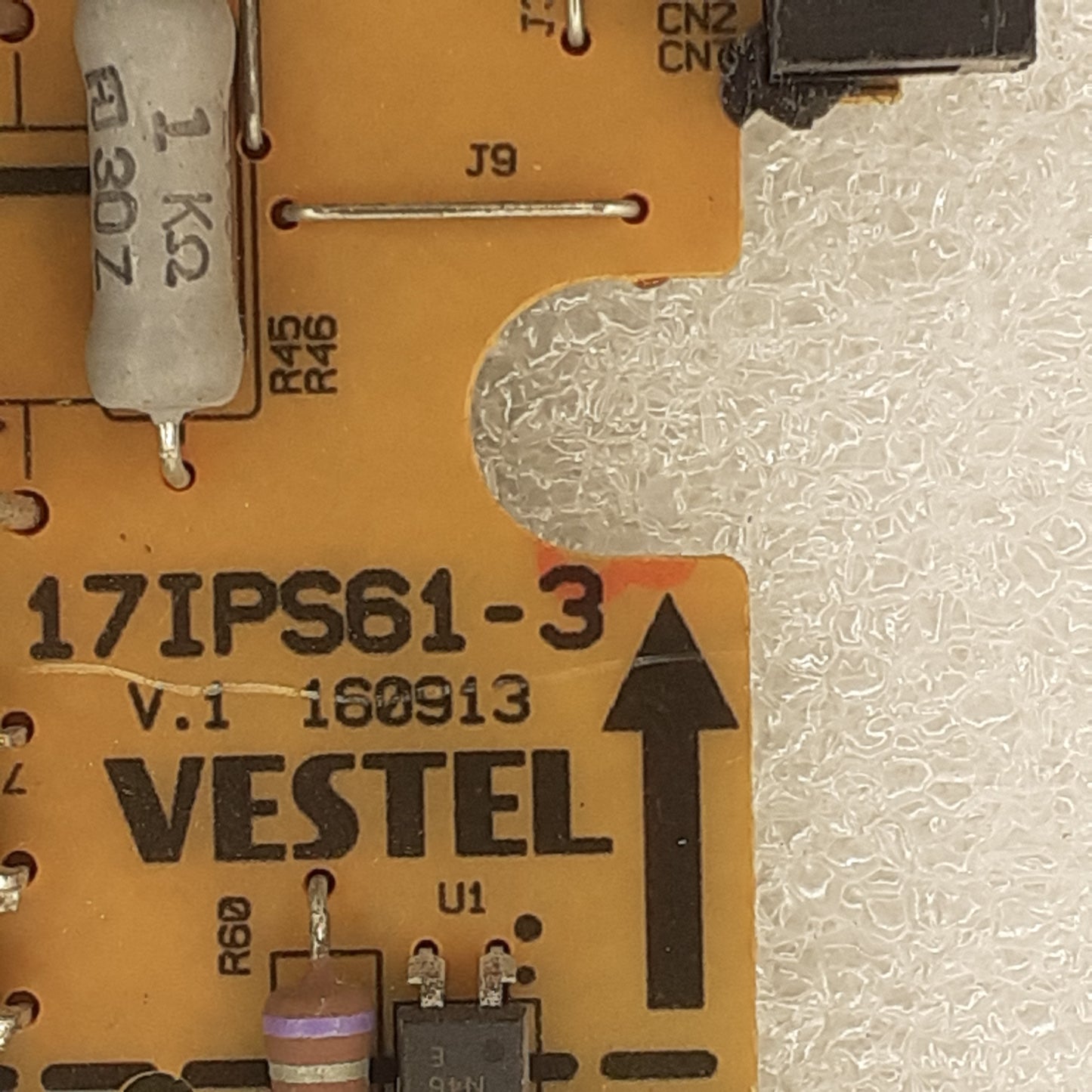 CARTE D'ALIMENTATION VESTEL 23143634 pour Télé KUNFT 22VLM14