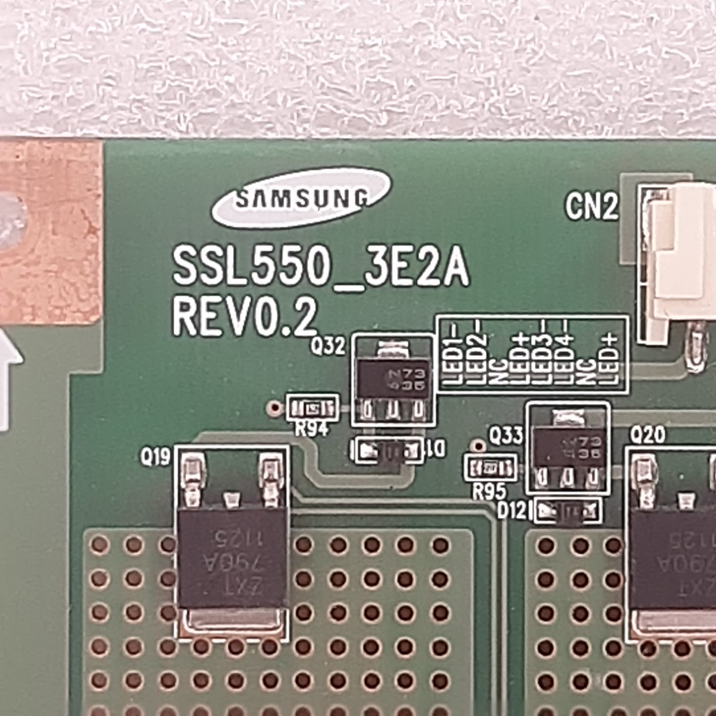 PILOTE LED SAMSUNG SSL550_3E2A REV0.2 pour Télé HISENSE LED55T36GP