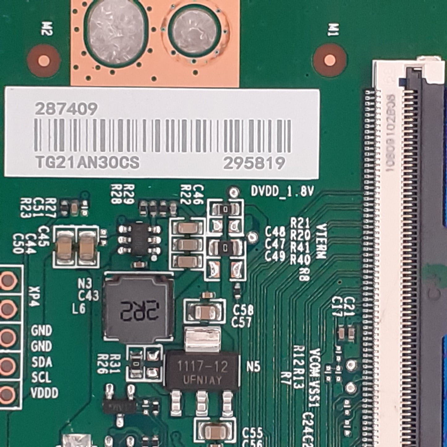 CARTE T-CON TG21AN30CS RSAG7.820.10707/ROH pour Télé HISENSE  75A7GQ