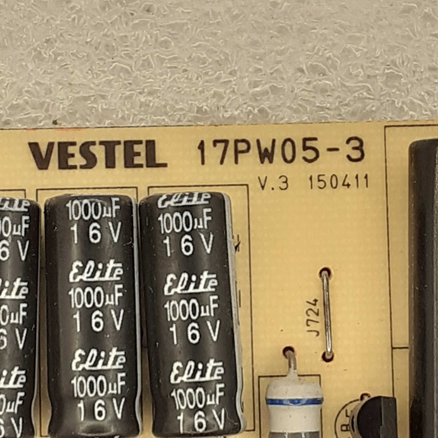 CARTE D'ALIMENTATION VESTEL 23020762 pour Télé