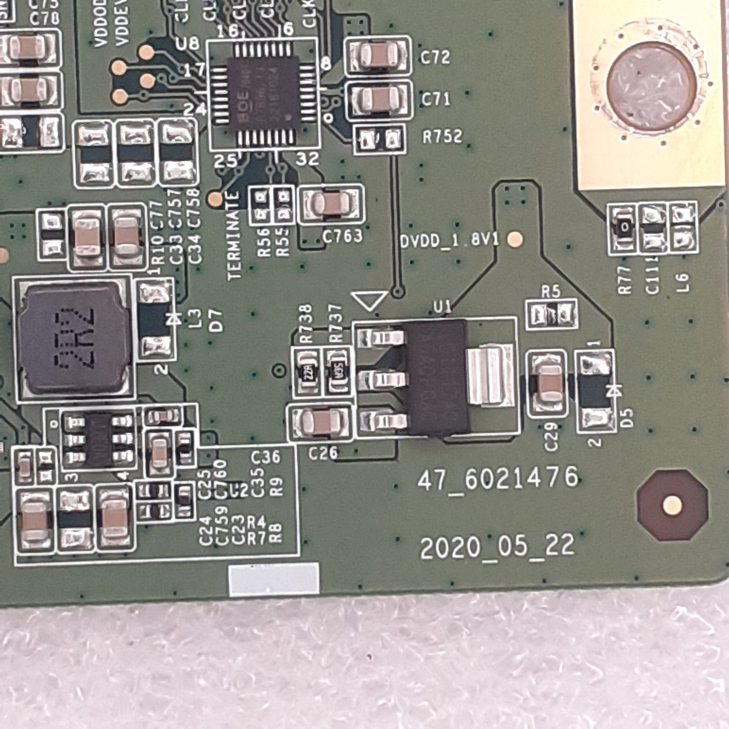 CARTE T-CON HV430QUBF70 47_6021476 pour Télé HITACHI  43FB35HAK5451