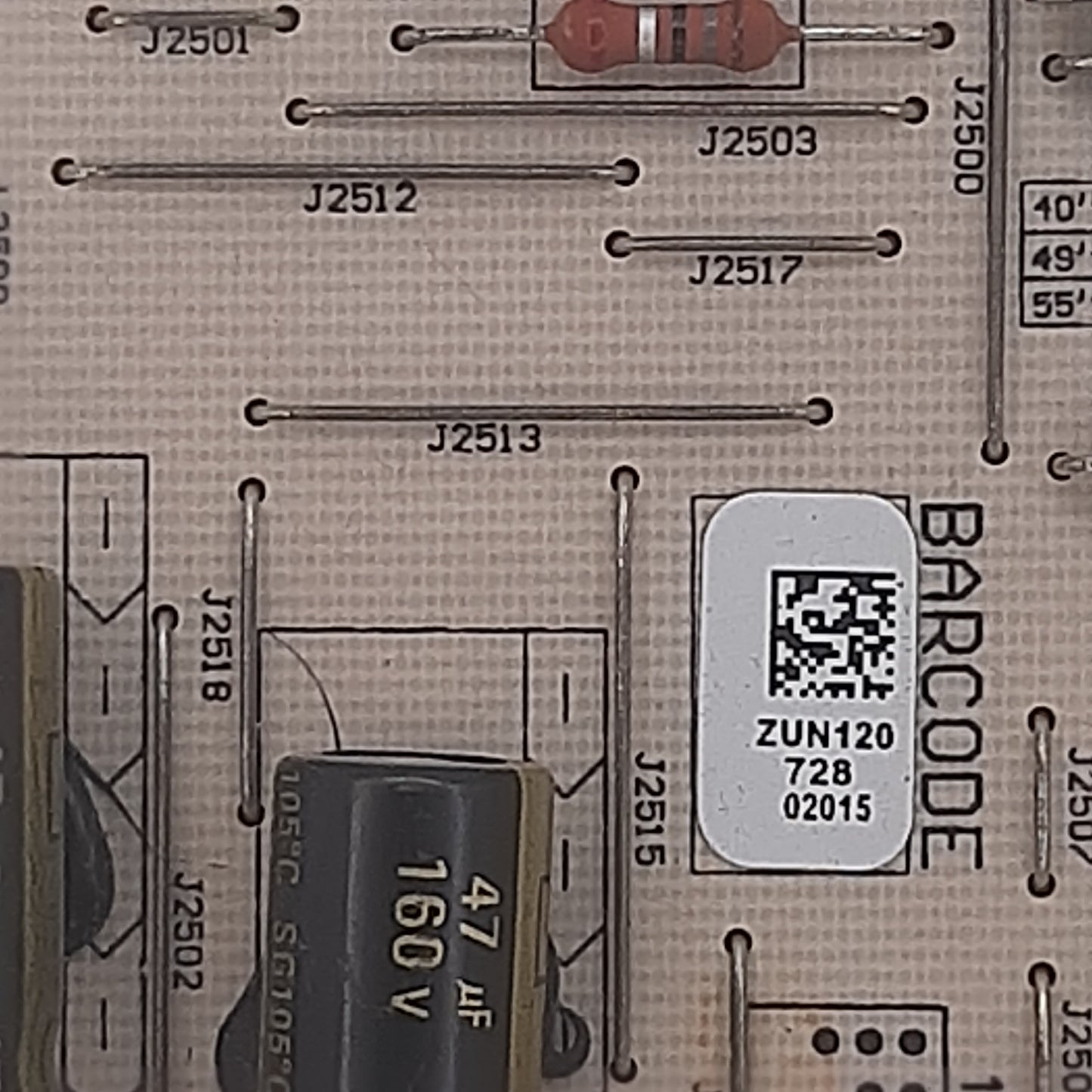 PILOTE LED ZUN125 / ZUN120 pour Télé GRUNDIG 49 VLX 7730