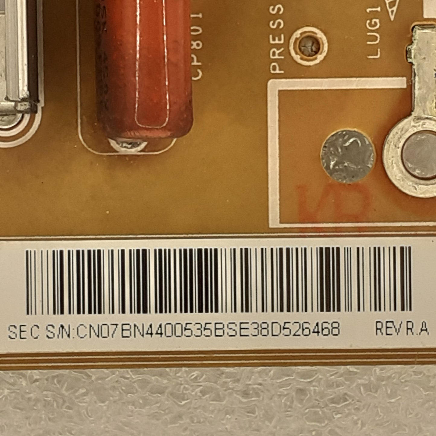 CARTE D'ALIMENTATION BN44-00535B pour moniteur SAMSUNG  LH40MEC