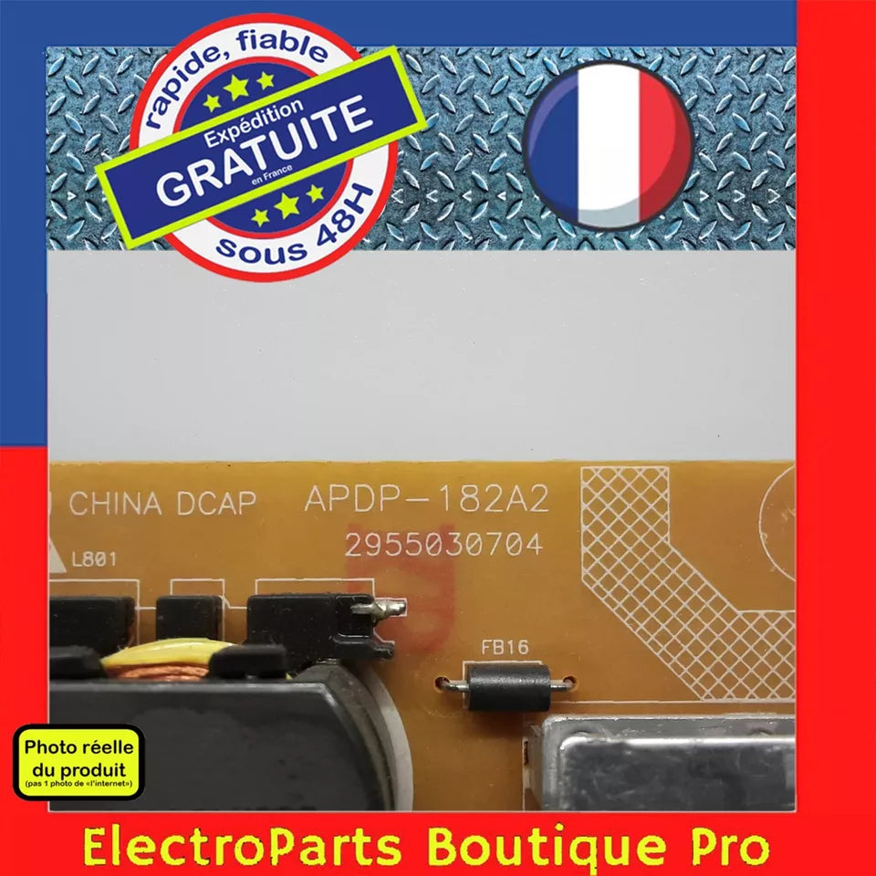 Carte d'alimentation DELTA ZPN910R pour télé GRUNDIG 55 VLX 7730 WP