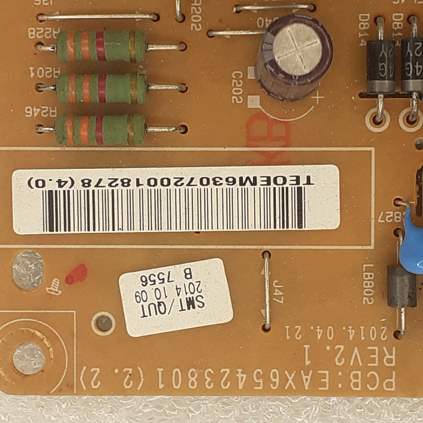 CARTE D'ALIMENTATION LGP474950-14PL2 pour Télé LG 50LF5800