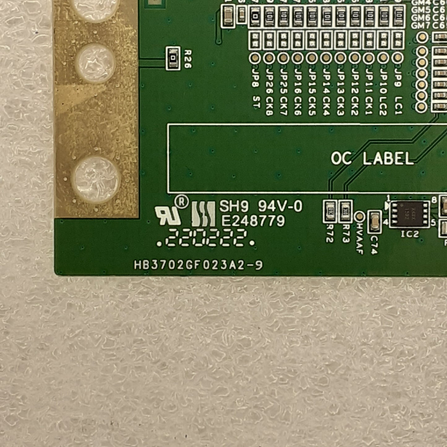 Carte T-CON PT320AT02-5-XR-1 pour Télé HISENSE 32A4BG