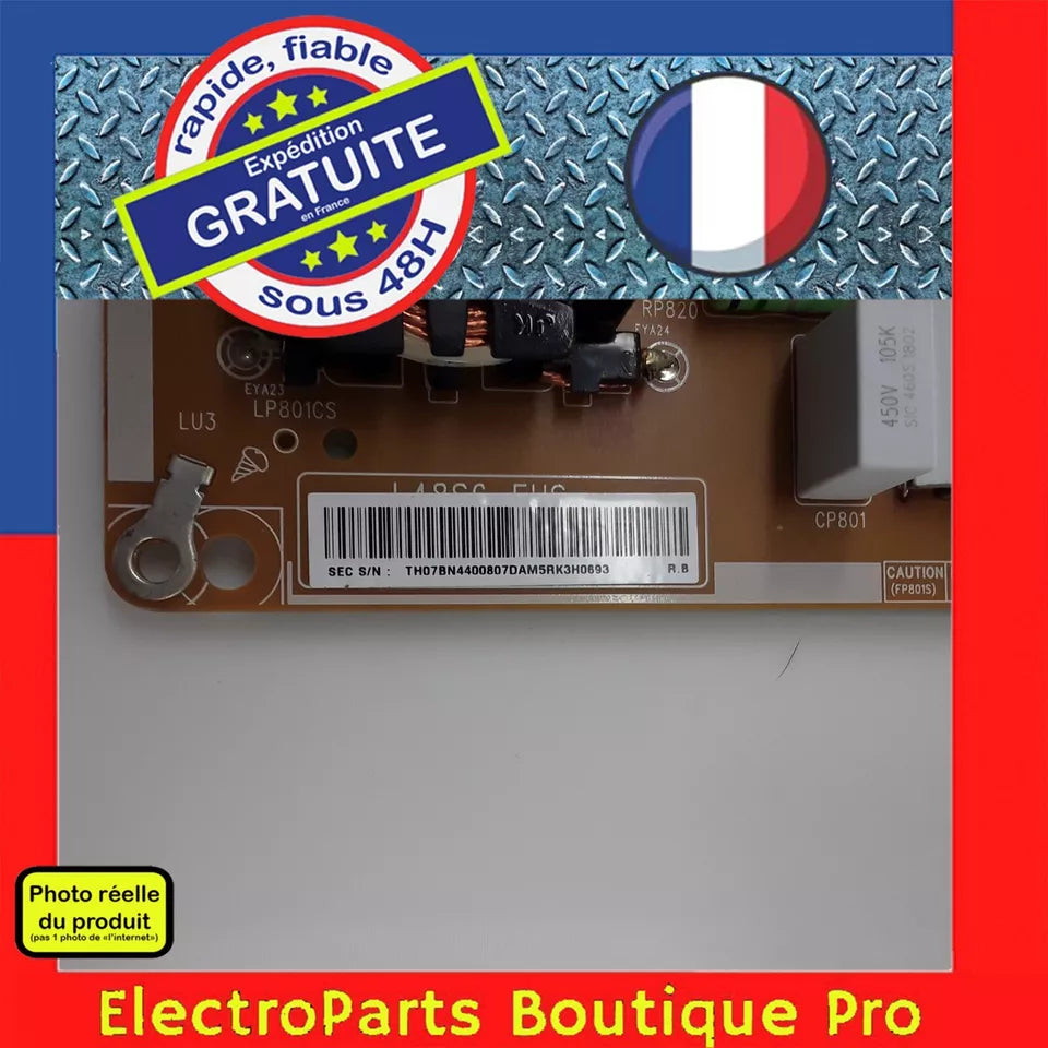 Carte d'alimentation  L48S6 FHS BN44-00807D  pour télé SAMSUNG UE48JU6640UXZF