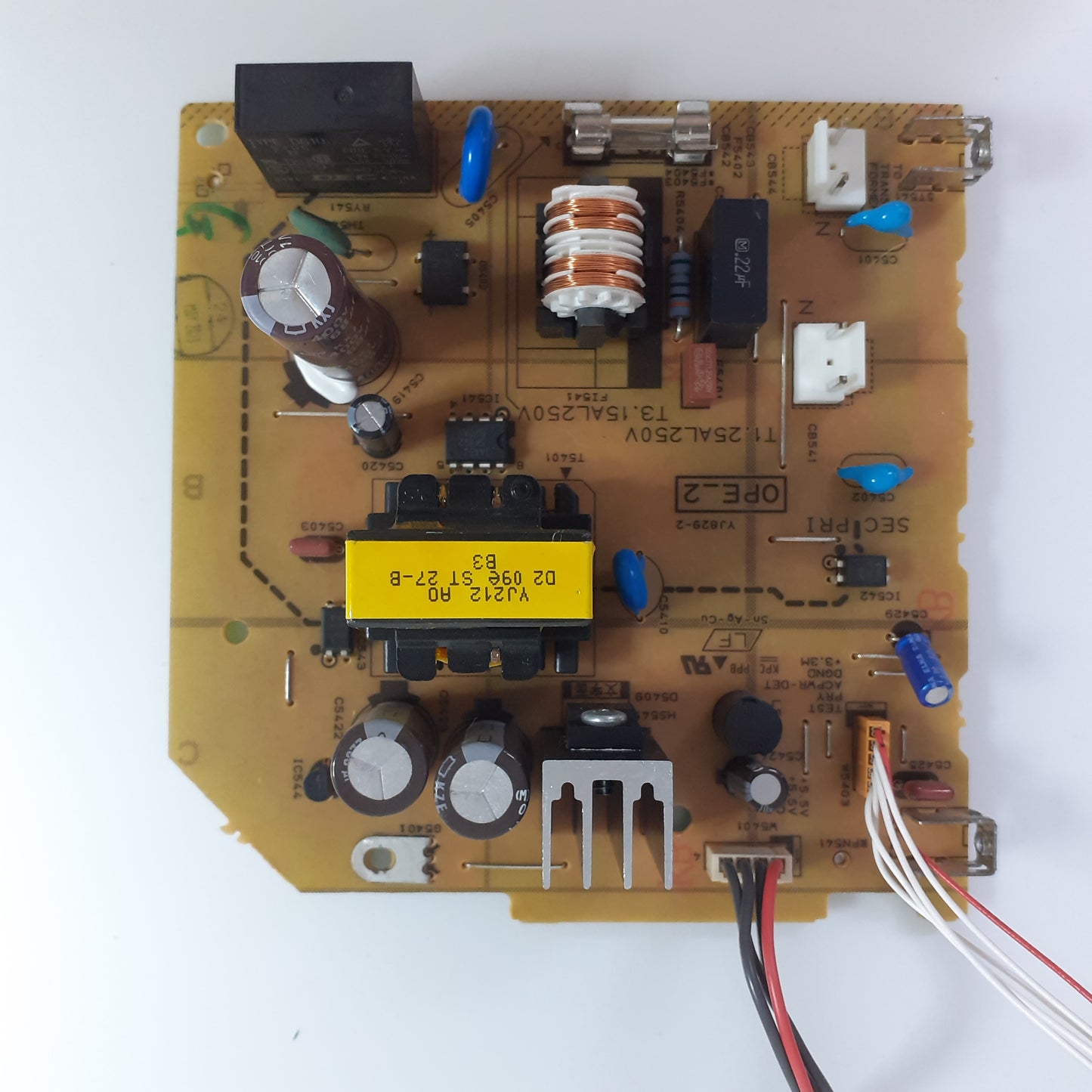 CARTE D'ALIMENTATION OPE_2 YJ829-2 pour ampli YAMAHA RX-V485