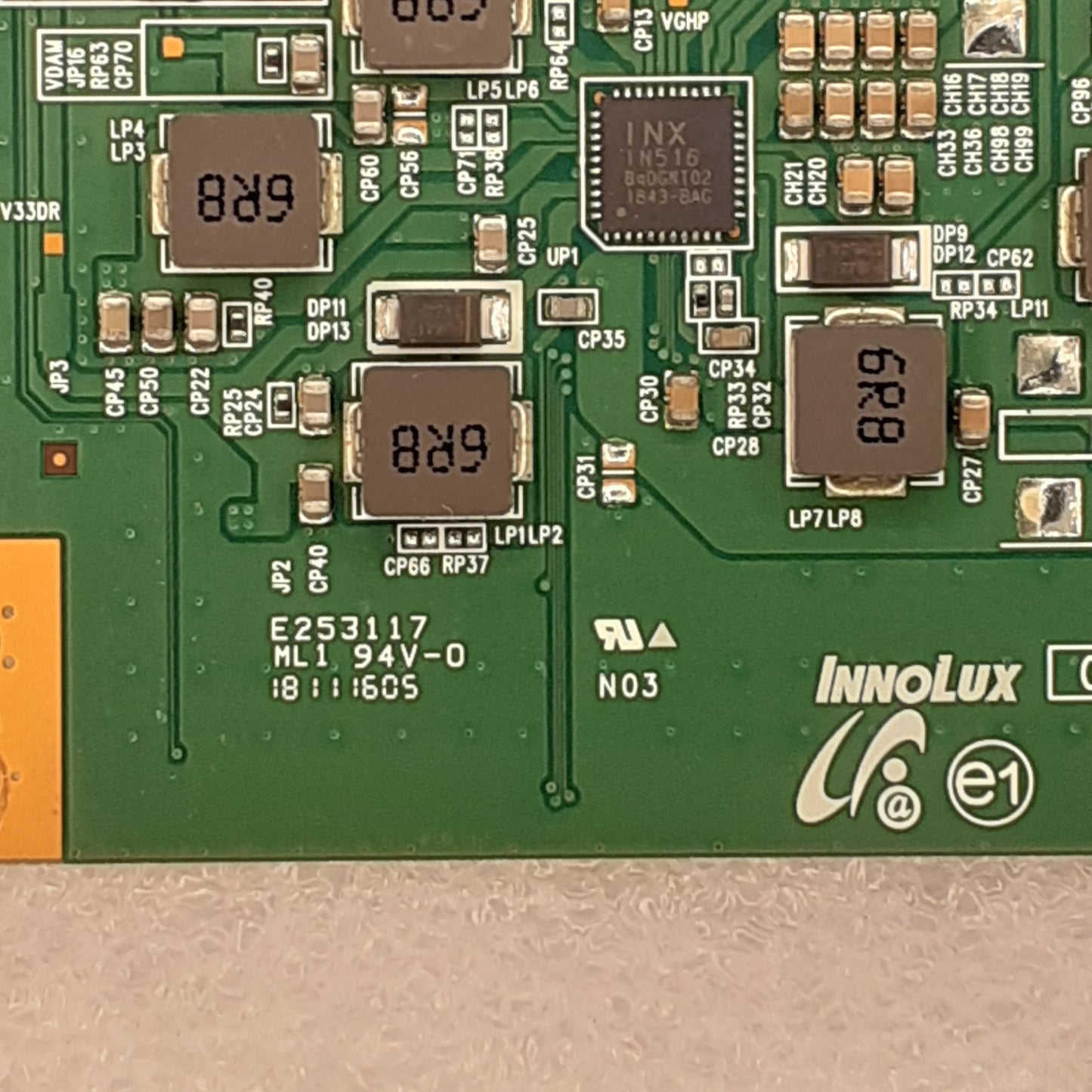 CARTE T-CON INNOLUX EACDJ6E10 pour Télé HAIER LDU50H350s