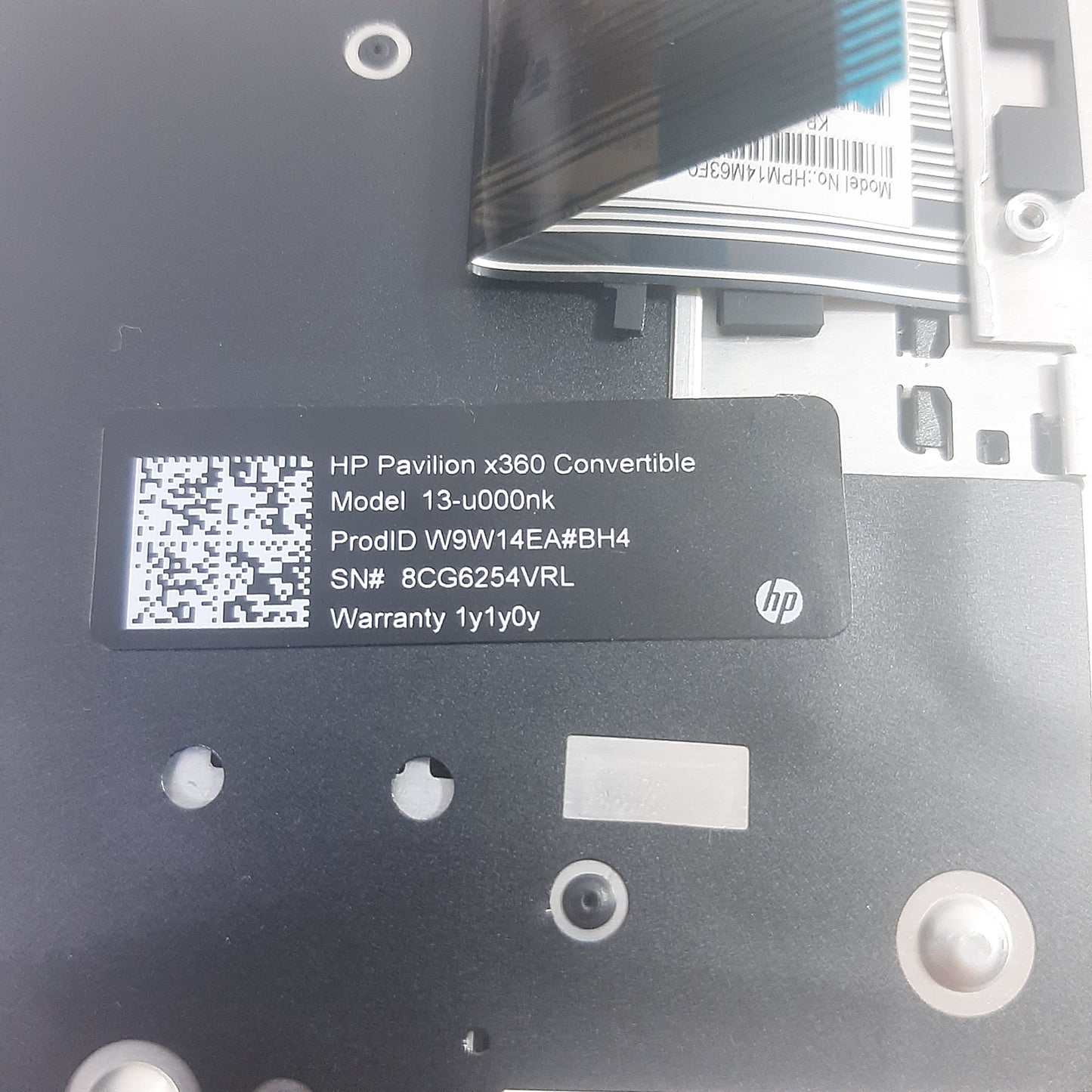 CLAVIER TOP CASE  pour PC portable HP HP PAVILLON X360 13-u000nk