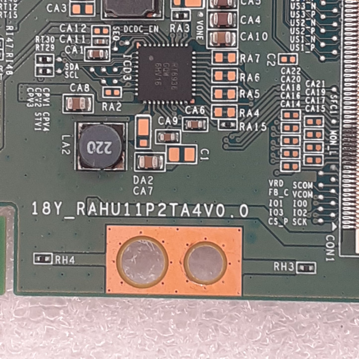 CARTE T-CON LMC650FN04 / 18Y_RAHU11P2TA4V0.0 pour Télé SHARP  65BJ5E
