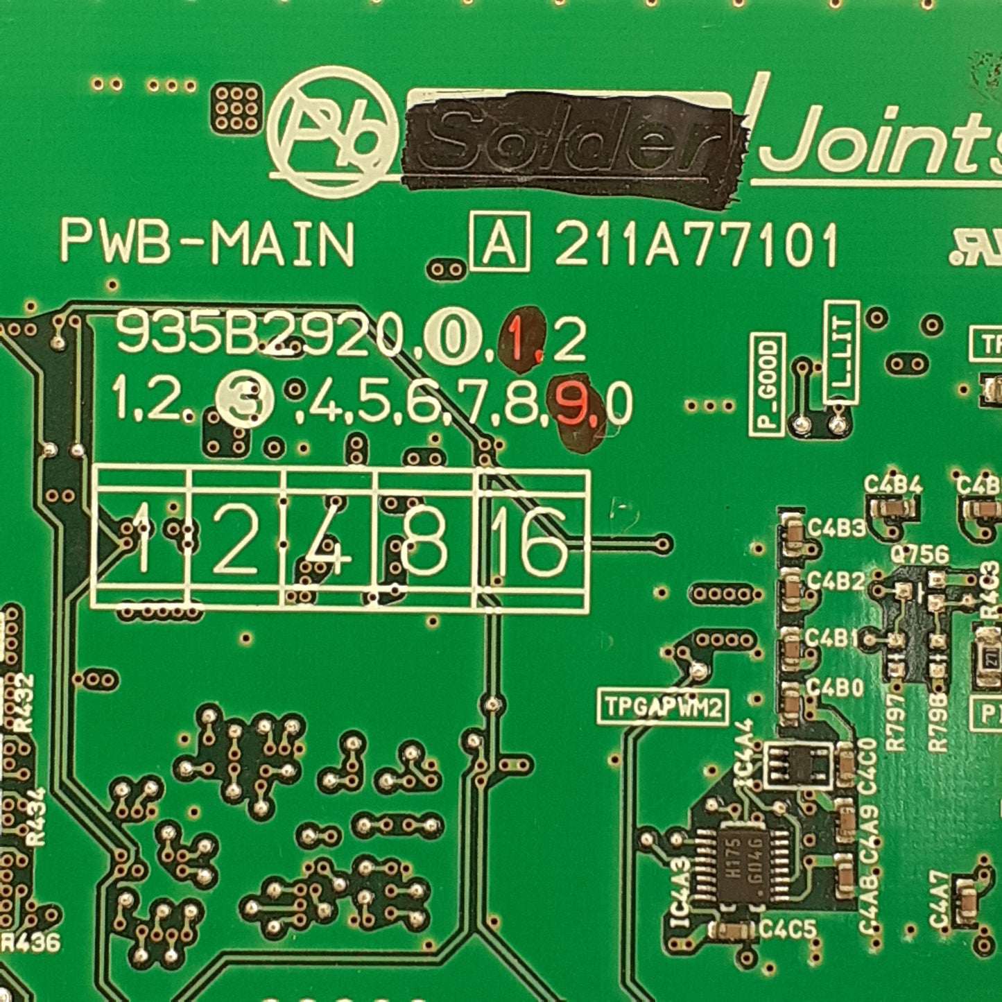 CARTE PRINCIPALE A211A77101 pour Vidéoprojecteur MITSUBISHI M1KY