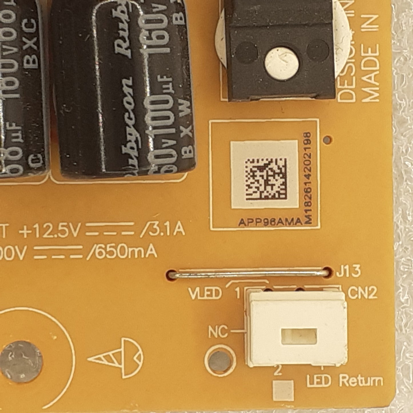 CARTE D'ALIMENTATION WCE910R pour Télé GRUNDIG 49 GUB 7065