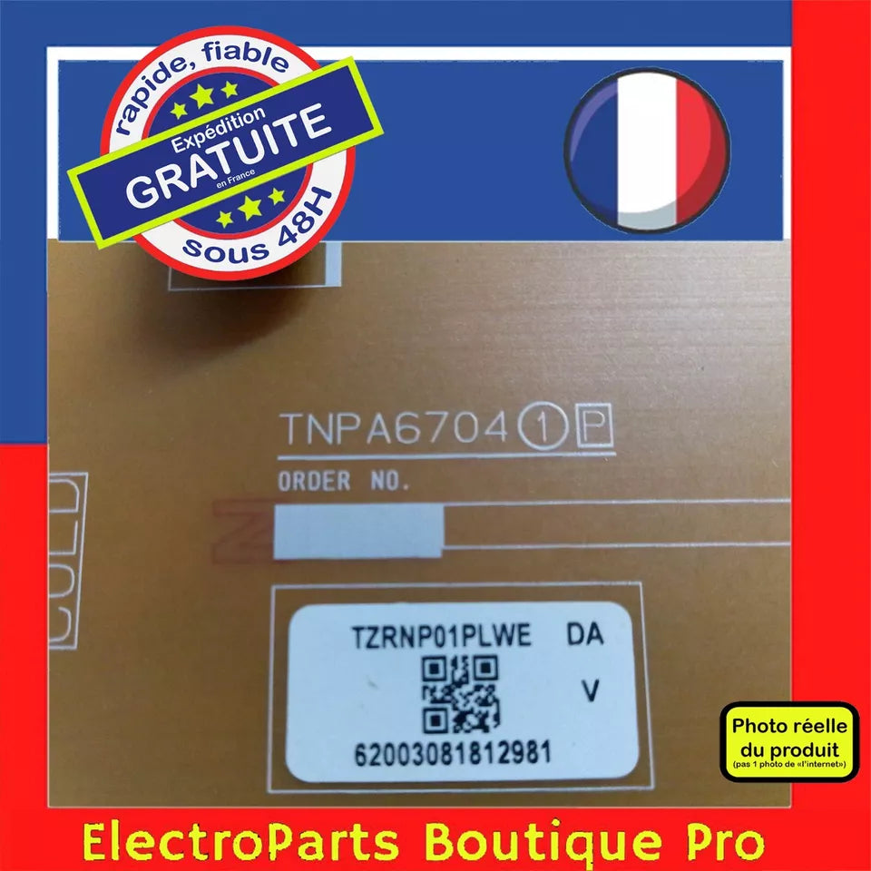 Carte d'alimentation  TZRNP01PLWE DA / TNPA6704 (1) [P]  pour télé PANASONIC  TX-55FX780E